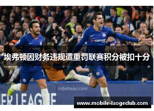 埃弗顿因财务违规遭重罚联赛积分被扣十分
